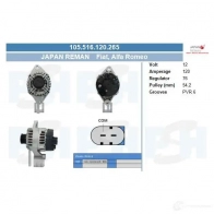 Генератор CV PSH 8LQI VF 146001040360 281474