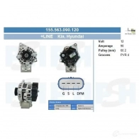 Генератор CV PSH VC8GE6 4 155563090120 281922