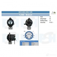 Генератор CV PSH 835002050120 292360 42 7X7LN