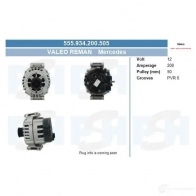 Генератор CV PSH 555912150210 288511 L HNU2