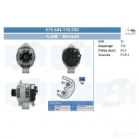 Генератор CV PSH 575584110000 D3 LHB 289588