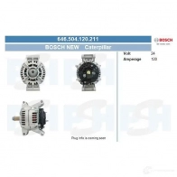 Генератор CV PSH 1437354295 5R PN6UG 646504120211