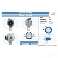 Генератор CV PSH 280527 125546090050 6Y FH5T