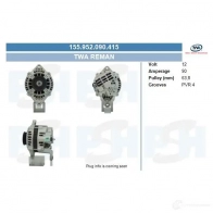 Генератор CV PSH 155952090415 1437369781 A 84KO