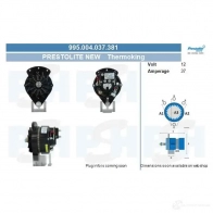 Генератор CV PSH 555541120210 V6 UNV8 288348