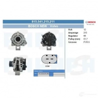 Генератор CV PSH TIT K7 815541215211 1437354776