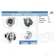 Генератор CV PSH 266003050410 EDY 72 1437354788