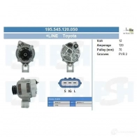 Генератор CV PSH J C1QLQ 195545120050 1437370023