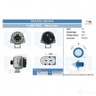 Генератор CV PSH 555532150014 13KV8 1C 288312