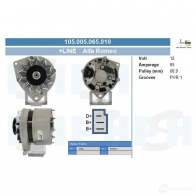 Генератор CV PSH 105005065010 1 ZN2L 280175