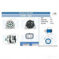 Генератор CV PSH 3E OBL 155903110210 282091