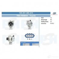 Генератор CV PSH 3 BZYC 205563200500 283970