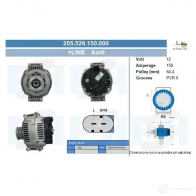 Генератор CV PSH 3S MFQ6 195578050265 283432