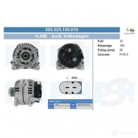 Генератор CV PSH 305525150010 7 V996O4 285825