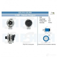 Генератор CV PSH YW 7MBPH 225510120000 284672