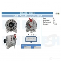 Генератор CV PSH 292750 GC GK1 885502130030
