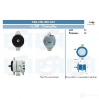 Генератор CV PSH 290898 645036060030 X7 UWW