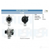 Генератор CV PSH 1437370839 7M9RR 9D 595951090010
