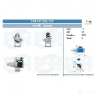 Генератор CV PSH 9LI H3 235501085415 284933