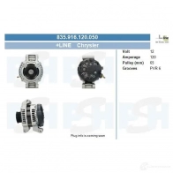 Генератор CV PSH 292596 835916120050 DSZXL O