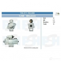 Генератор CV PSH 282419 8L KMRNR 165514070265