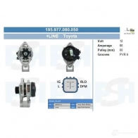Генератор CV PSH 195977080050 X UIJM 1437316497