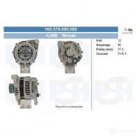 Генератор CV PSH 282530 165563065265 HED 8L0E