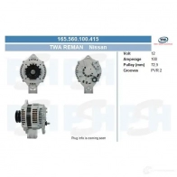Генератор CV PSH D FFN1 1437347517 165560100415