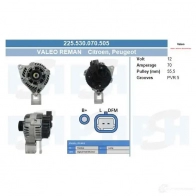 Генератор CV PSH NB0HE E5 284798 225530070505