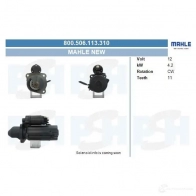 Генератор CV PSH 505009055090 7H1 WH8P 287036