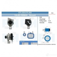 Генератор CV PSH 289411 0BRC ALQ 575529075505