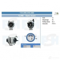 Генератор CV PSH Z TJEL4 135808050080 281191