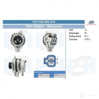 Генератор CV PSH K 43IB 165597110265 282591