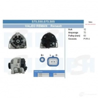 Генератор CV PSH P87RC 3D 575550075505 289479