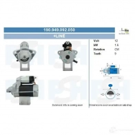 Генератор CV PSH 1437322594 205511070505 UF 1DYAB