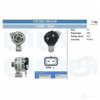 Генератор CV PSH 1437353696 135583100010 YG R3WAO