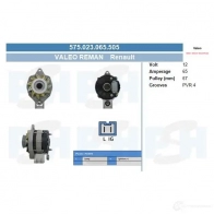 Генератор CV PSH DA 7EHP9 289276 575023065505