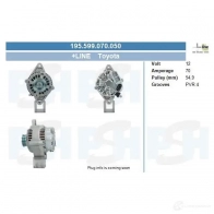 Генератор CV PSH RBJ 34NO 283471 195599070050