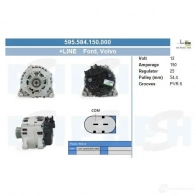 Генератор CV PSH 595023070260 1437316422 RPEEU E