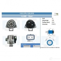 Генератор CV PSH 281094 2ZG GI 135579120010
