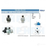 Генератор CV PSH HS0 7ZLU 646505070390 1437358488