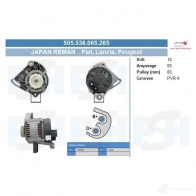 Генератор CV PSH 287257 FM W9I 505536065265