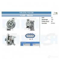Генератор CV PSH 1206755237 145570110130 EI 4IK1