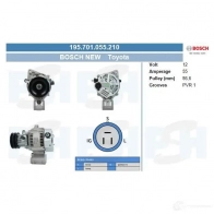 Генератор CV PSH U8Y 9L 1437354281 195701055210