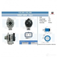 Генератор CV PSH 3 K2HE 135581100390 281099