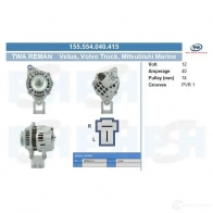 Генератор CV PSH 155554040415 GVG CYV 281908