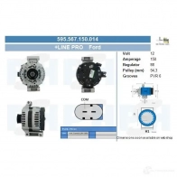 Генератор CV PSH 595567150014 LWX CV 290323