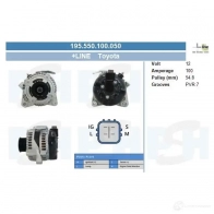 Генератор CV PSH 1437316767 37WZ GJF 195550100050