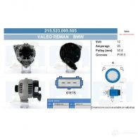 Генератор CV PSH 283655 F8 QF4TR 196503030265