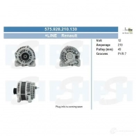 Генератор CV PSH 575928210130 289688 WNBP N